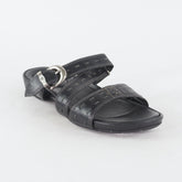 Womens Timberland Pleasant Bay Slide 25636 Black Leather Buckle Casual Sandals